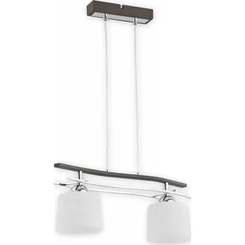 Lemir Závěsné svítidlo na lanku O2342 W2 RW Dixi závěs 2, wenge + chrom