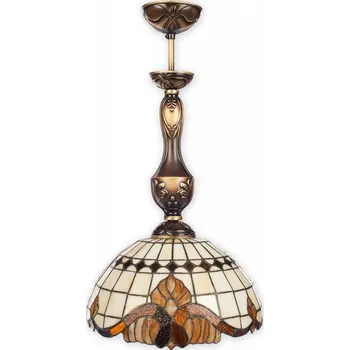 Svítidlo Lemir Závěsné svítidlo na tyči O2061 W1 PAT Vitrus na tyči 1, patina