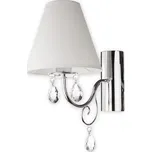 Lemir Nástěnné svítidlo O1960 CH BIA Velio nástěník, chrom + bílá