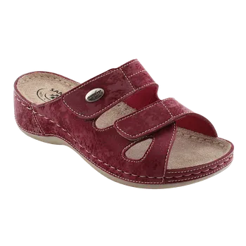 Dámské pantofle SANTE Dámské pantofle DS/152 VÍNOVÁ v.36