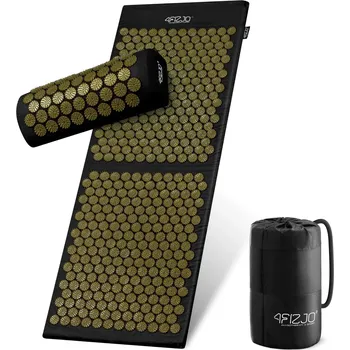 Akupresurní podložka Velká akupresurní podložka s polštářem XL černá