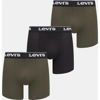 Boxerky Boxerky Levi's 3-pack zelená barva, 37149-1202 37149.1202 87X, vel. M