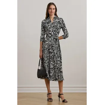 Dámské šaty Šaty Lauren Ralph Lauren černá barva, midi, 250963466 99A, vel. 42