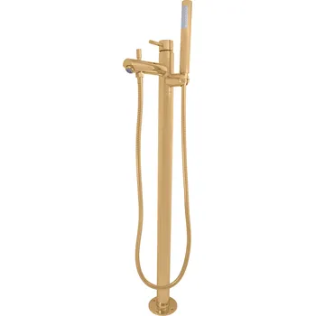 Vodovodní baterie SEINA - Vanová baterie do podlahy, Zlatá - kartáčovaná SE949.5ZK, RAV Slezák