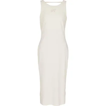 Dámské šaty Dámské Šaty EA7 TRAIN 7 SENSES W DRESS SS 3RTA53TJLJZ1712 – Béžová S