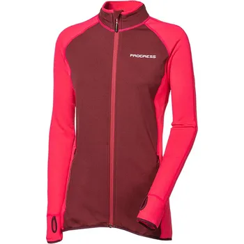 Dámská mikina Progress TISPA dámská funkční sportovní mikina fuchsia/švestka Velikost: XXL