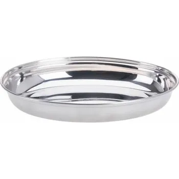 Oválný tác z nerezové oceli 26x18 cm