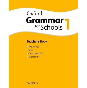 Anglický jazyk Oxford Grammar for Schools 1 Teacher's Book + Audio CD