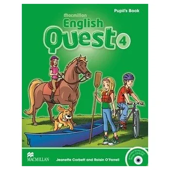 Anglický jazyk Macmillan English Quest 4 Pupil's Book Pack + CD-ROM