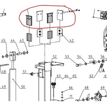 Štípačka na dřevo Vodítka horní HL 730, 5905303022