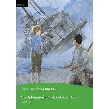 Cizojazyčná kniha The Adventures of Huckleberry Finn + CD-ROM