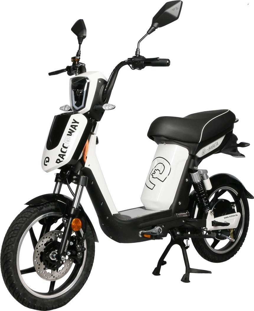 Elektroskútr RACCEWAY® E-BABETA®, bílá, bez baterie