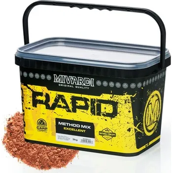 Návnadová surovina MIVARDI - Method mix Rapid Excellent 3 kg