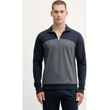 Dámská mikina Mikina BOSS Tracksuit 1/4 Jacket 50545583 námořnická modř 59X, vel. S