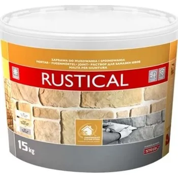 Spárovací hmota STEGU® Spárovací malta hrubá RUSTICAL 15kg - šedá