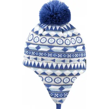 Čepice Kama dětská pletená Merino čepice BW23 127 - denim M
