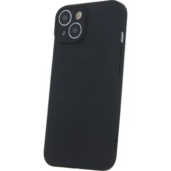Pouzdro na mobilní telefon Apple iPhone 13 silikonové pouzdro Simple Color Mag case black