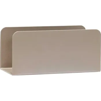 Úložný box Nástěnný držák na časopisy Hübsch 15 x 7 x 7 cm 991904 béžová 08X