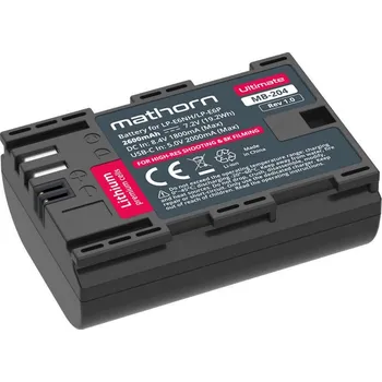 Mathorn MB-204 USB-C akumulátor Ultimate LP-E6NH/E6P pro Canon 2600 mAh