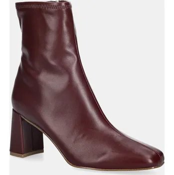 Dámské kozačky Nízké kozačky Steve Madden Hurst dámské, vínová barva, na podpatku, 11003498 11003498.DYQ 93X, EUR 36