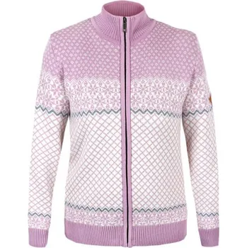 Dámský svetr Kama dámský pletený Merino svetr 5059 114 - růžová S