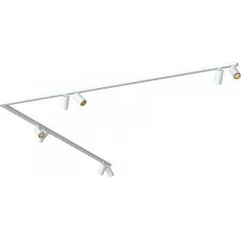 Bodové svítidlo Nowodvorski Lighting Stropní bodové svítidlo 7697 MONO CORNER VIII 2X200 bílá/zlatá