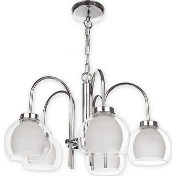 Svítidlo Lemir Závěsné svítidlo na řetězu O2045 W5 CH Dexy lustr 5 ramenný, chrom