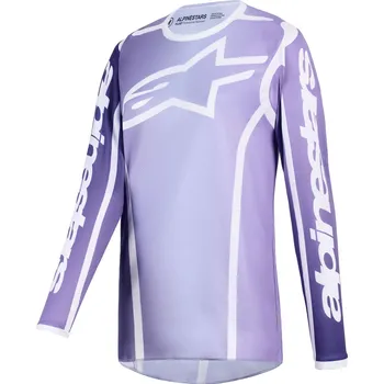 Moto dres Dámský motokrosový dres Alpinestars Stella Fluid Apex fialovo-bílý L