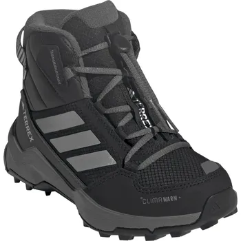 Dětská treková obuv Dětské boty Adidas Terrex Ax4R Cw+ Mid K Velikost bot (EU): 36 / Barva: černá/šedá