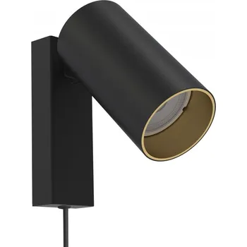 Nástěnné svítidlo Nowodvorski Lighting Nástěnné svítidlo 7765 MONO nástěník I černá/zlatá s flexošňůrou