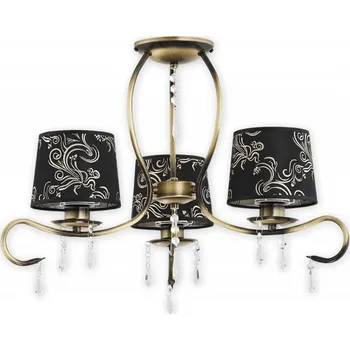 Svítidlo Lemir Lustr do obyváku O2473 W3 PAT Barsa lustr 3 ramenný, patina