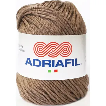 Příze Adriafil Nature 58 Hnědá (Bavlněná příze Nature Tortora)