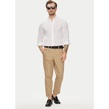 Pánská košile Tommy Hilfiger Košile MW0MW34602 Bílá Regular Fit XXXL