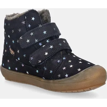 Dívčí zimní obuv Dětské semišové zimní boty Froddo OLLIE WOOL TEX tmavomodrá barva, G2110138 G2110138.K.25.28 59X, EUR 26