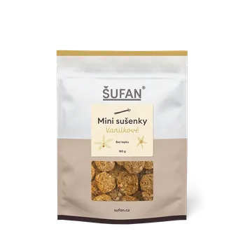 Mini sušenky Vanilkové 180g, Šufan