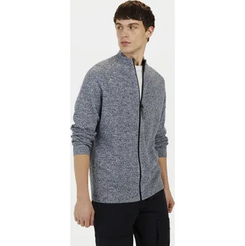 Pánský svetr SVETR CAMEL ACTIVE KNITTED JACKET DARK INDIGO