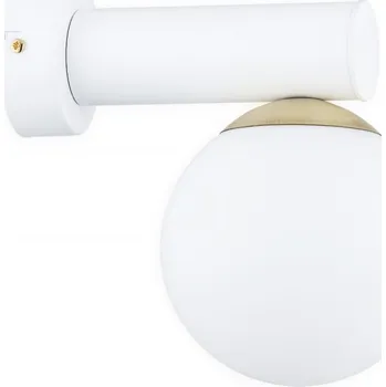 Nástěnné svítidlo Lemir Nástěnné svítidlo O2810 K1 BIA Ente nástěník, bílá matná + patina