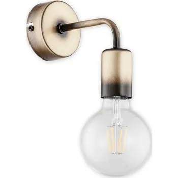 Nástěnné svítidlo Lemir Nástěnné svítidlo O2740 K1 PAT Pixi nástěník, patina