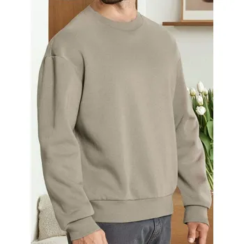 Pánská mikina Sinsay - Mikina basic - béžová - 2325O-80X - 2325O-80X-XL