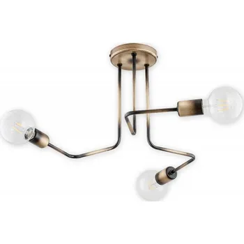 Svítidlo Lemir Stropní svítidlo O2743 W3 PAT Pixi lustr 3 ramenný, patina