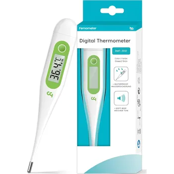 Domácí teploměr Digitální teploměr Femometer, zelený