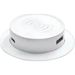 Solight DC64W-PD20 bezdrátová 15W + USB A+C 20W PD výsuvná nabíječka, bílá