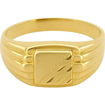 Prsten Lillian Vassago Exkluzivní zlatý prsten s gravírem LLV07-GR016 Velikost prstenu: 66