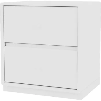 Noční stolek Montana, Noční stolek Drift na podstavci 3 cm bílý - Formadore