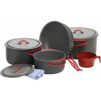 Kempingové nádobí Coghlans sada nádobí Hard Anodized Aluminium Cookset + DÁREK + Doprava ZDARMA