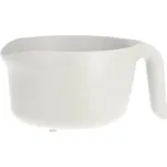 EH Excellent Houseware Plastová miska s uchem, Ø 20,5 cm, bílá