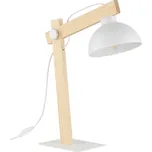 TK Lighting Lampička 5347 OSLO bílá, světlé dřevo