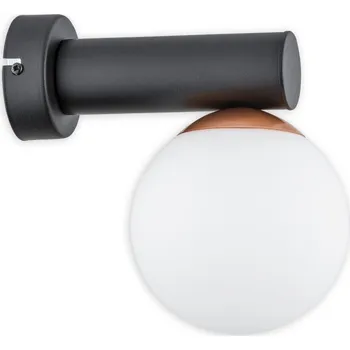 Nástěnné svítidlo Lemir Nástěnné svítidlo O2810 K1 CZA Ente nástěník, černá matná + měď