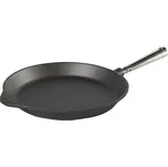 Litinová pánev 28cm Skeppshult 0280 + K nákupu značkový nůž zdarma + Plátěná taška s logem Skeppshult zdarma