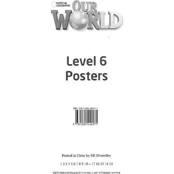 Cizojazyčná kniha Our World 6 Poster Set